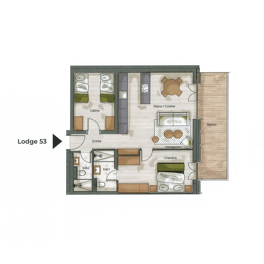 plan Appartement 53